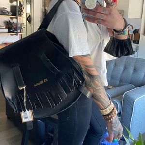 Dr. Martens Black Fringe Bag